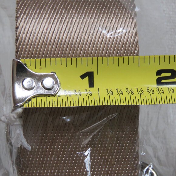 NWOT IHKWIP Camel Beige Replacement Adjustable Guitar Crossbody Strap MSRP $25 - Picture 5 of 12